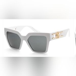 Versace White and Gold Sunglasses
